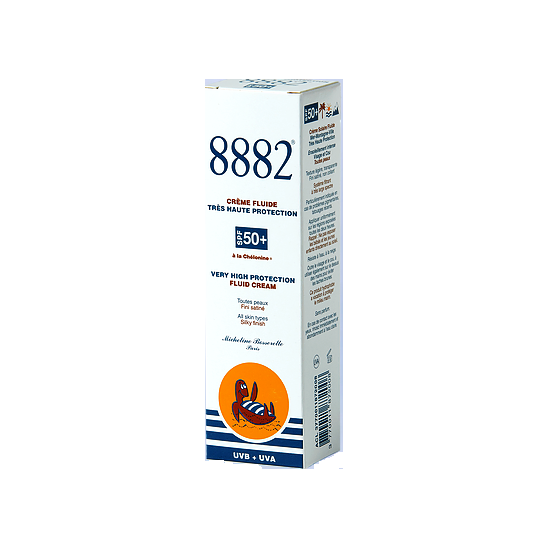 8882 Crème Très Haute Protection Fluide SPF 50+ UVB + UVA Tube 40 ml