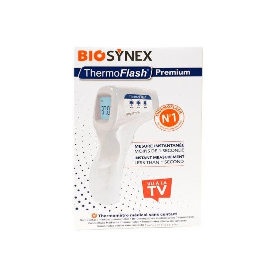 BIOSYNEX Thermomètre sans contact Thermoflash Premium