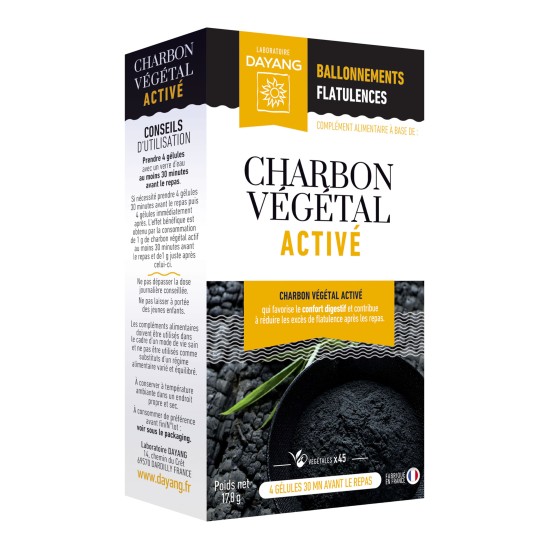DAYANG Charbon Végétal Active 45 gélules