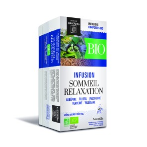 DAYANG Sommeil Relaxation Bio  infusions 20 sachets