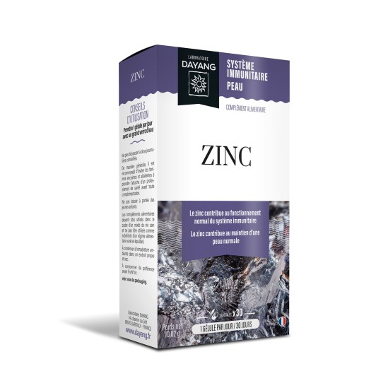 DAYANG ZINC Boîte de 30 gélules végétales