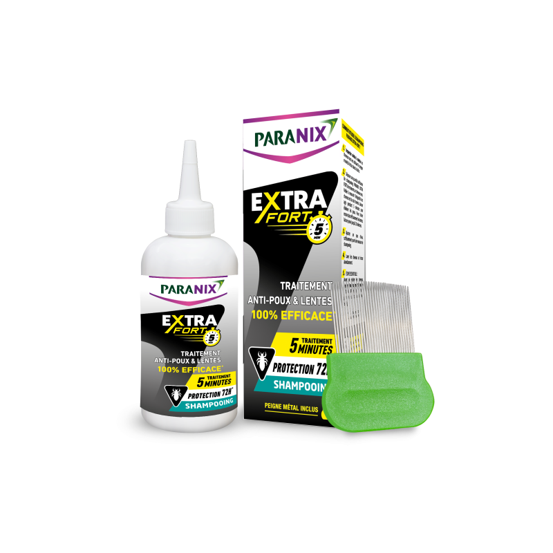 Paranix Shampoing De Traitement Anti-Poux Et Anti-Lentes 200ml + Peigne