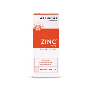 Granions Zinc 15 mg 60 gélules