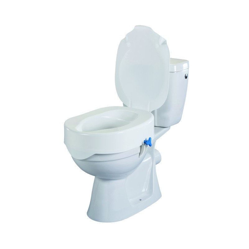 Rehausse WC hauteur 10 cm Rehotec avec pattes de fixation et