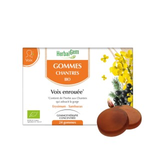 HERBALGEM Gommes Chantres BIO