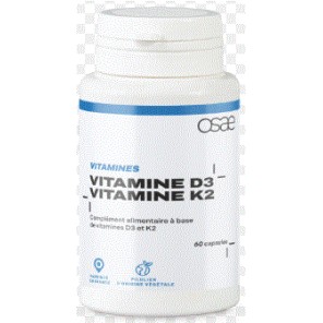 OSAE vitamine D3, K2 boîte...