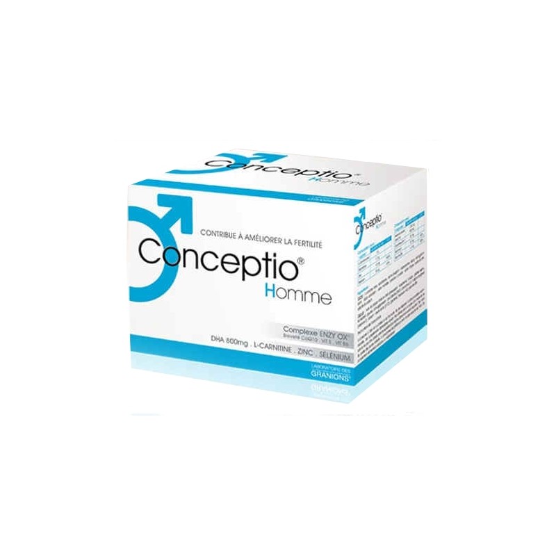 CONCEPTIO HOMME - 30 sachets + 90 capsules - Complément Alimentaire  Contribuant à Une Fertilité et u
