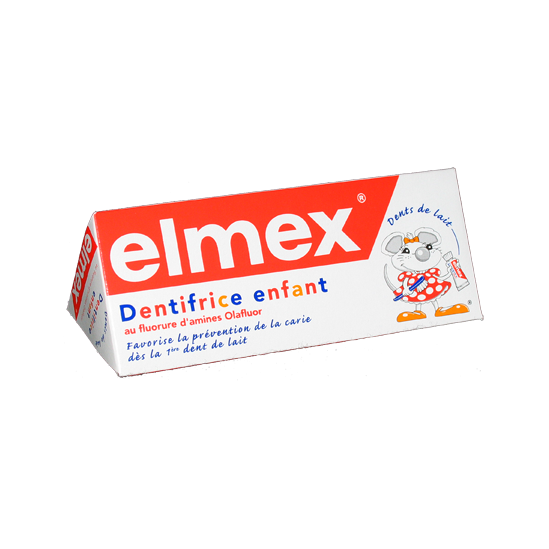 Elmex dentifrice enfant dent de lait, de la première dent à 6 ans