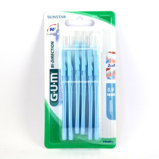 Gum brossettes interdentaires gum bidirection 0.9mm