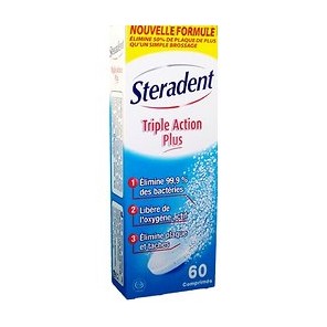 STERADENT Triple Action...