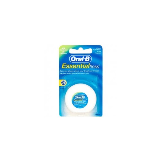 ORAL B essential floss fil dentaire ciré menthe 50m